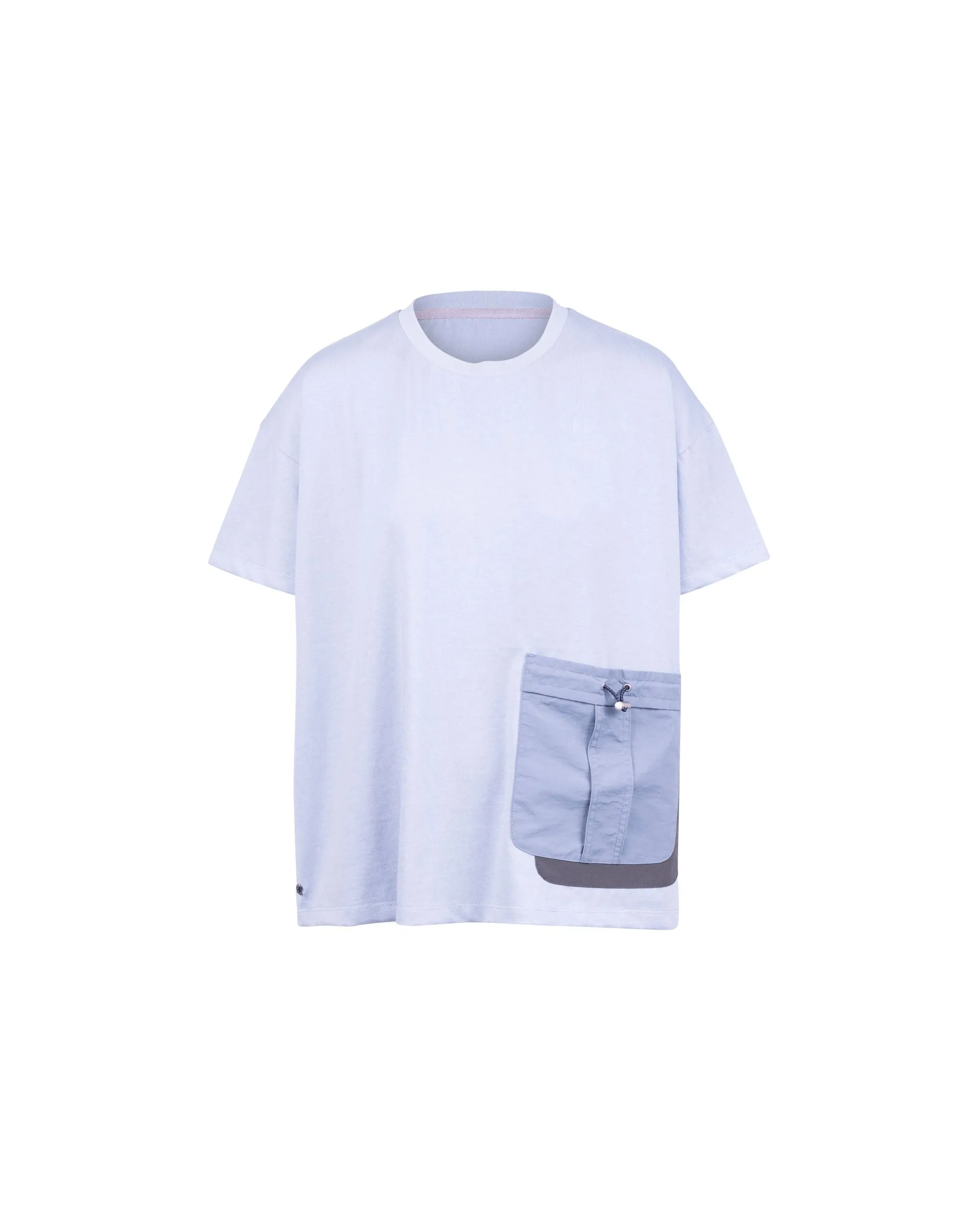 A.T. OUTDOOR Nylon Pocket Cotton Tee