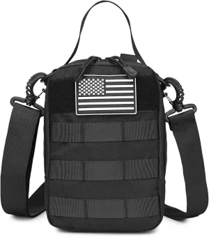 ATBP Tactical Soft Cooler Sholder Bag for Militray Backpack 6 Cans Insulated Cooler Molle Pouch for Picnic, Beach, Work, Trip, Camping