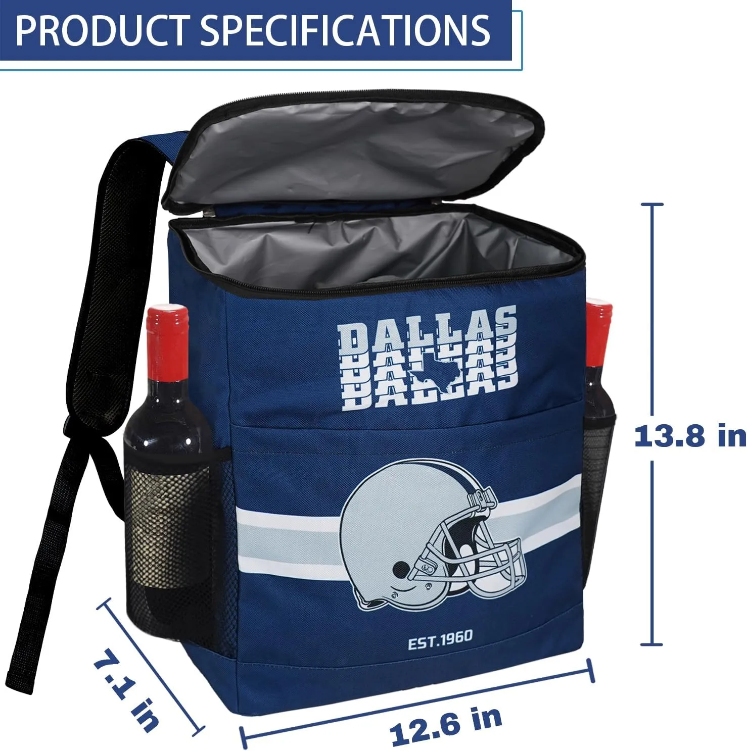 Backpack Cooler for Men - 30 Cans Beer Cooler Bag - Soft Backpack Cooler Insulated Waterproof Leak Proof