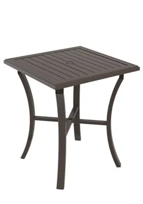 Banchetto Square 36" Bar Umbrella Table by Tropitone