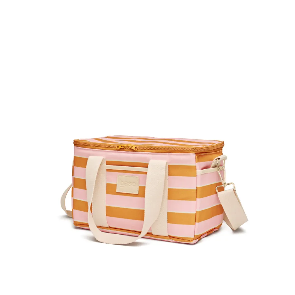 Base Supply | Midi Cool Base | Pink/Mustard Stripe