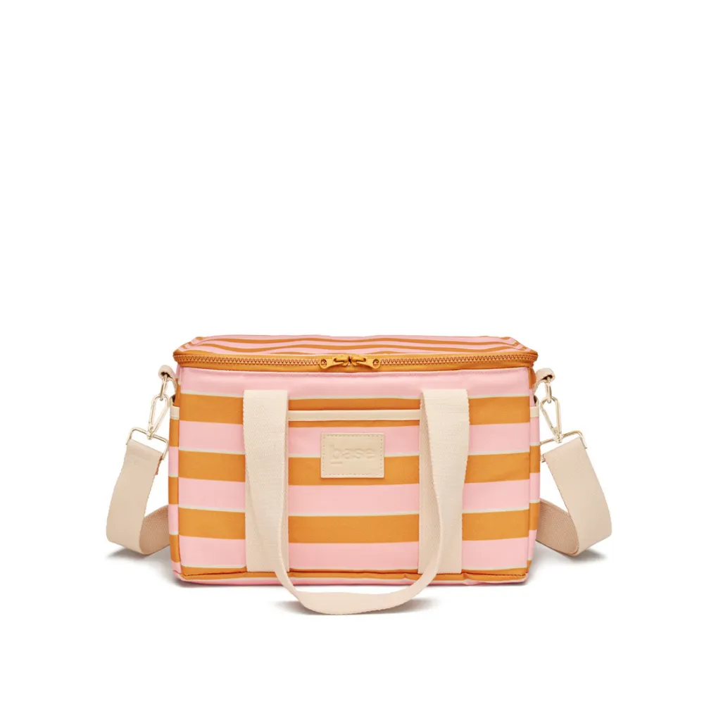 Base Supply | Midi Cool Base | Pink/Mustard Stripe