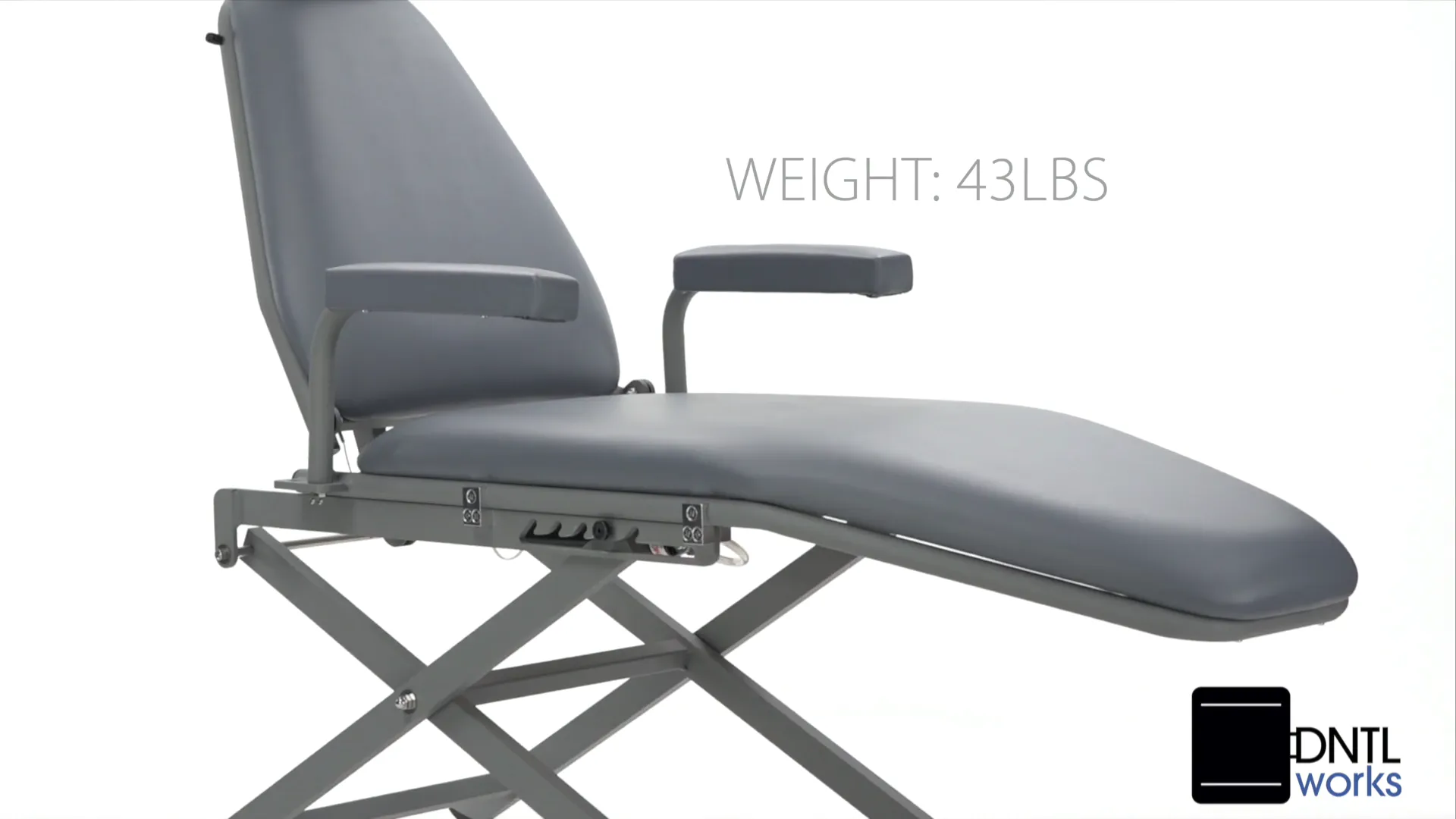 Basic Portable Patient Chair with Scissors Base