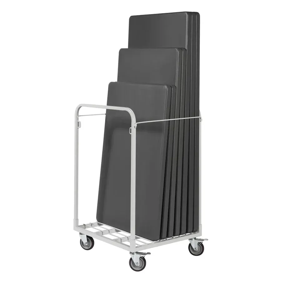 Basics Upright Poly Folding Table Trolley