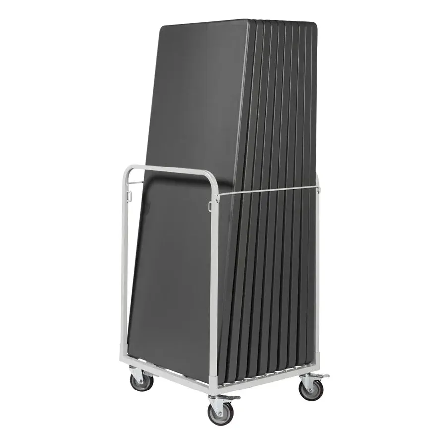 Basics Upright Poly Folding Table Trolley