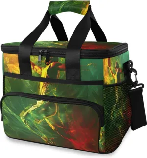 Basketball Graphic Cooler Bag Insulated Cooler Soft Sided Cooler 24 Can Portable Picnic Bag Large Leakproof Lunch Bag Box for Beach Grocery Camping Travel Car Men Women