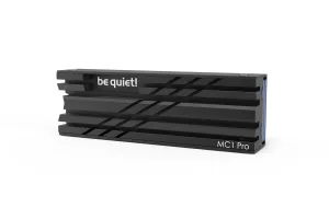 be quiet! MC1 Pro M.2 SSD Cooler | Heatsync with Heat Pipe | for Single and Double Sided 2280 modules | BZ003