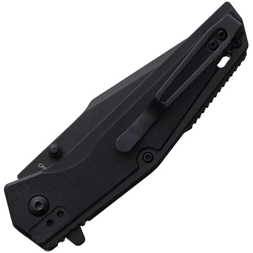 Bear & Son 61534 Linerlock Knife Black G10 Handles