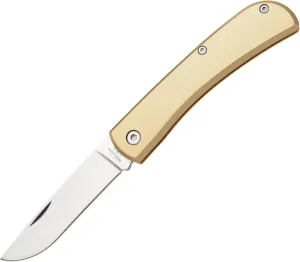 Bear & Son C138 4 5/8" Yellow Aluminum Large Farm Hand W/Clip