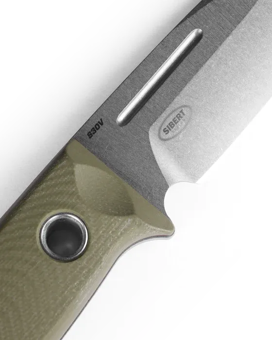 Benchmade 165-1 Mini Bushcrafter OD Green G10 Drop-Point CPM-S30V 3.38" Fixed Blade Knife