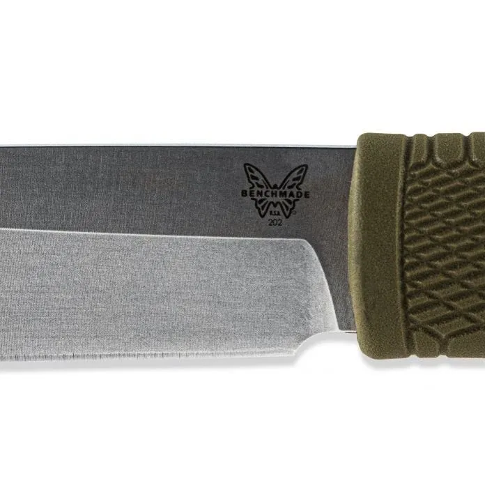 Benchmade 202 Leuku Ranger Green 5.19" CPM-3V (60-62) Fixed Blade Knife