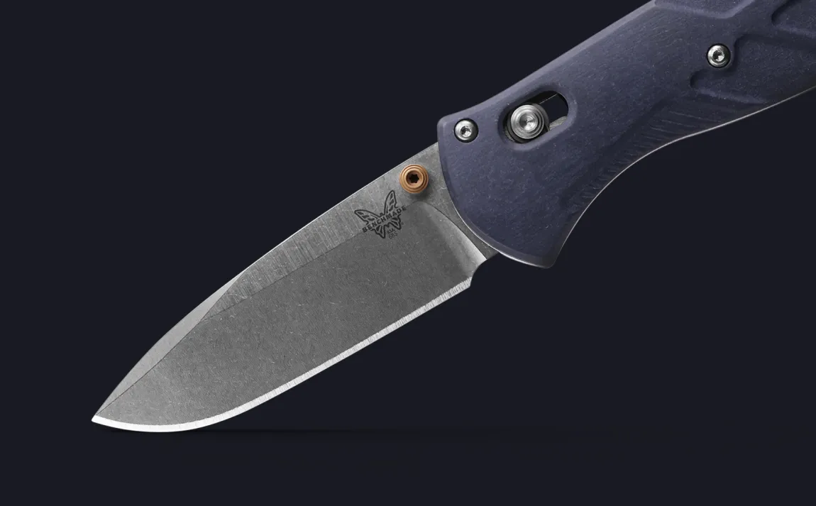 Benchmade 585-03 Mini Barrage Blue Canyon Richlite 2.91" Satin Pocket Folding Knife
