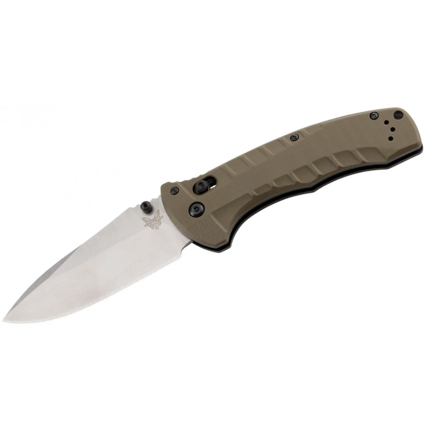 Benchmade 980 Turret Olive Drab G10 Satin S30V Folding Knife