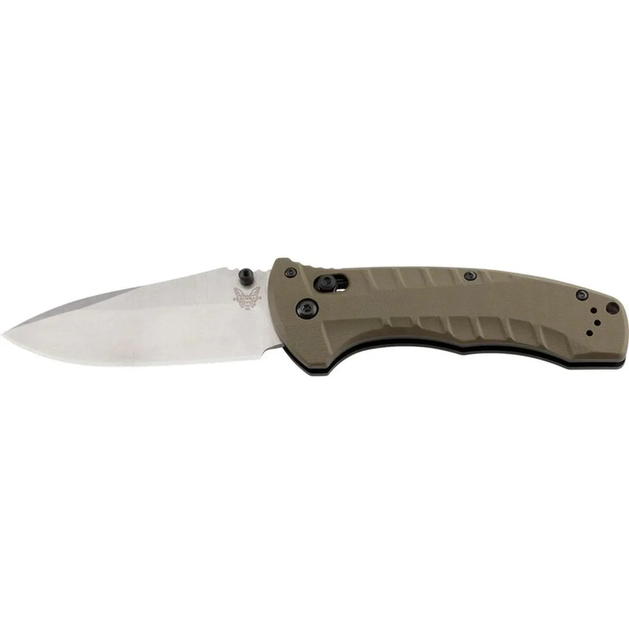 Benchmade 980 Turret Olive Drab G10 Satin S30V Folding Knife