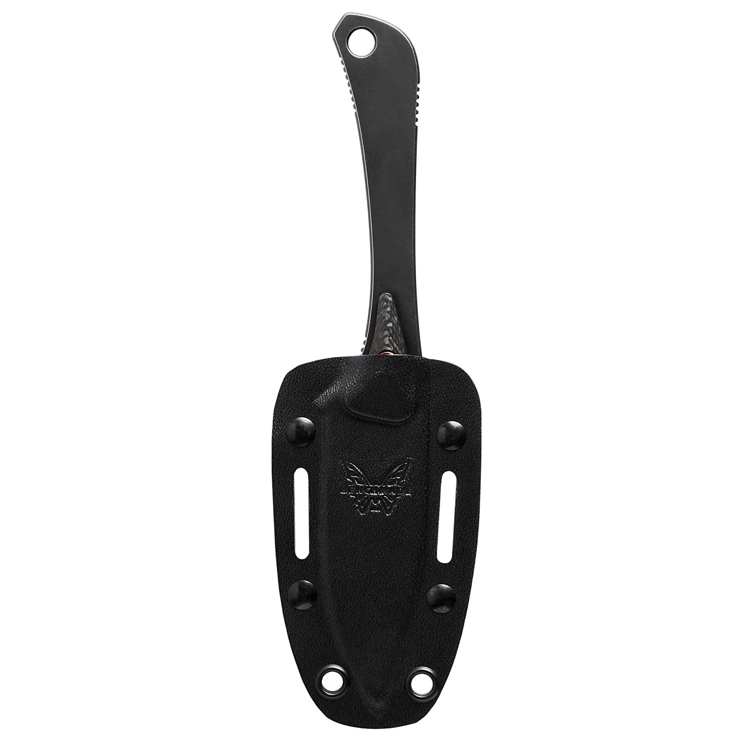 Benchmade ALTITUDE DR PT 15200DLC Plain Edge/Stainless Steel Black Carbon Grip Knife