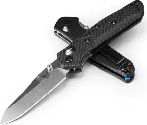 Benchmade - Mini Osborne 945 Folding Knife with Black Carbon Fiber Handle (945-2)