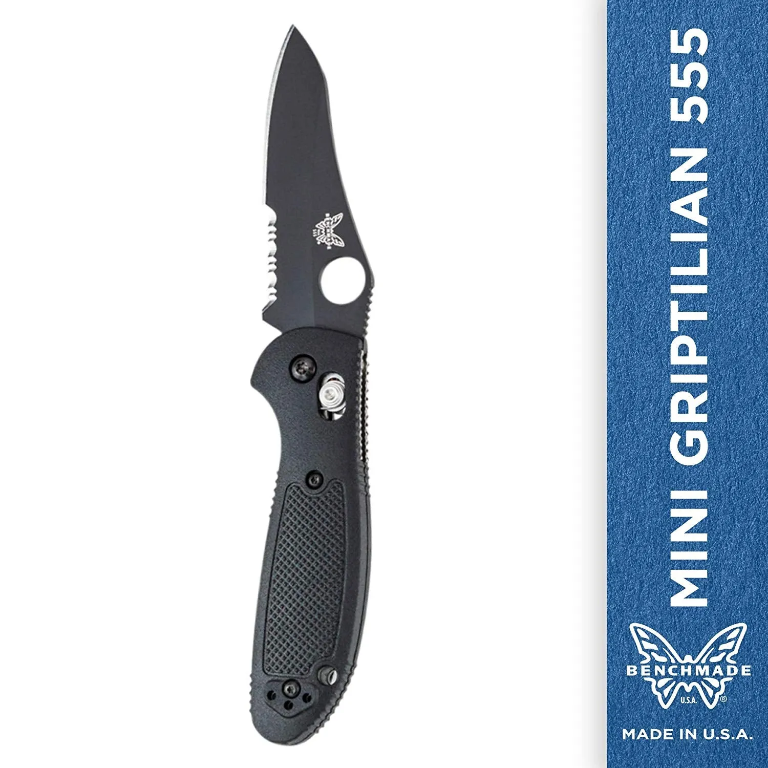 Benchmade PARDUE, MINI GRIPTILIAN, AXS, HOLE 555 SERIES Knife