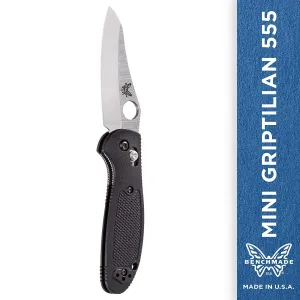 Benchmade PARDUE, MINI GRIPTILIAN, AXS, HOLE 555 SERIES Knife