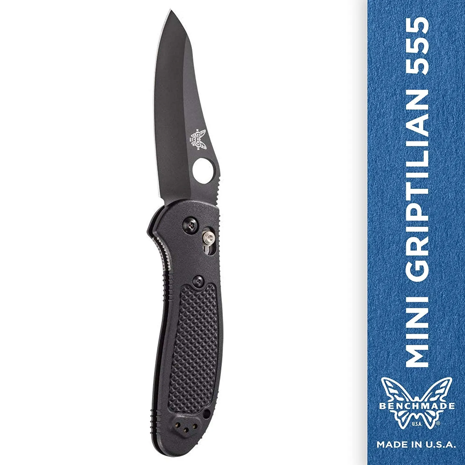 Benchmade PARDUE, MINI GRIPTILIAN, AXS, HOLE 555 SERIES Knife