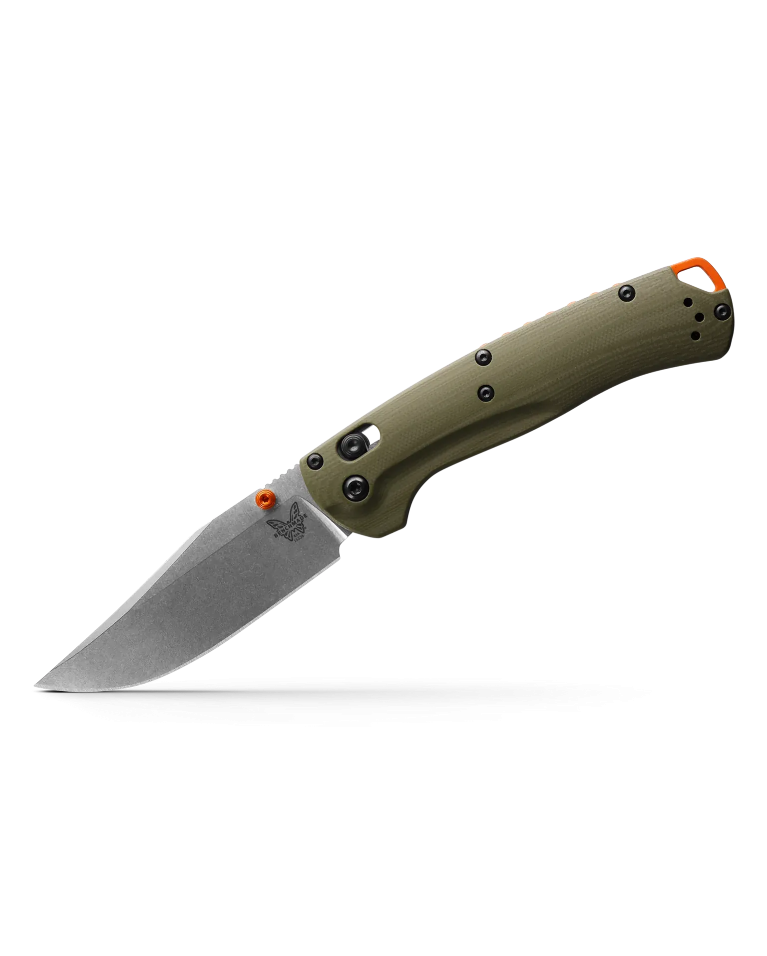 Benchmade Taggedout 15536 OD Green G10 3.5" S45VN Clip Point Plain Edge Pocket Knife
