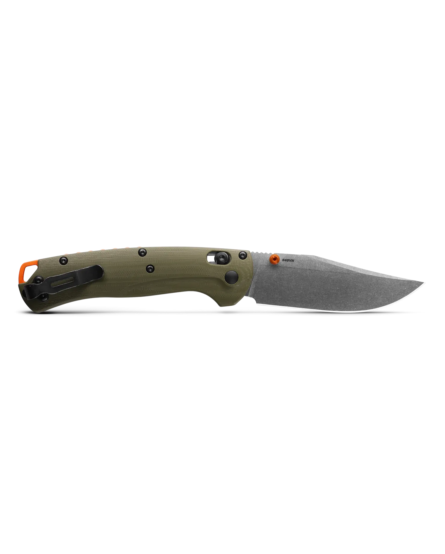 Benchmade Taggedout 15536 OD Green G10 3.5" S45VN Clip Point Plain Edge Pocket Knife