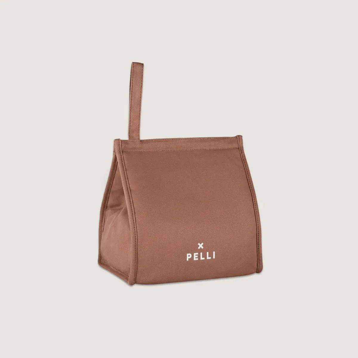 Big Break Canvas Insulated Lunch Bag - Cinnamon Stick