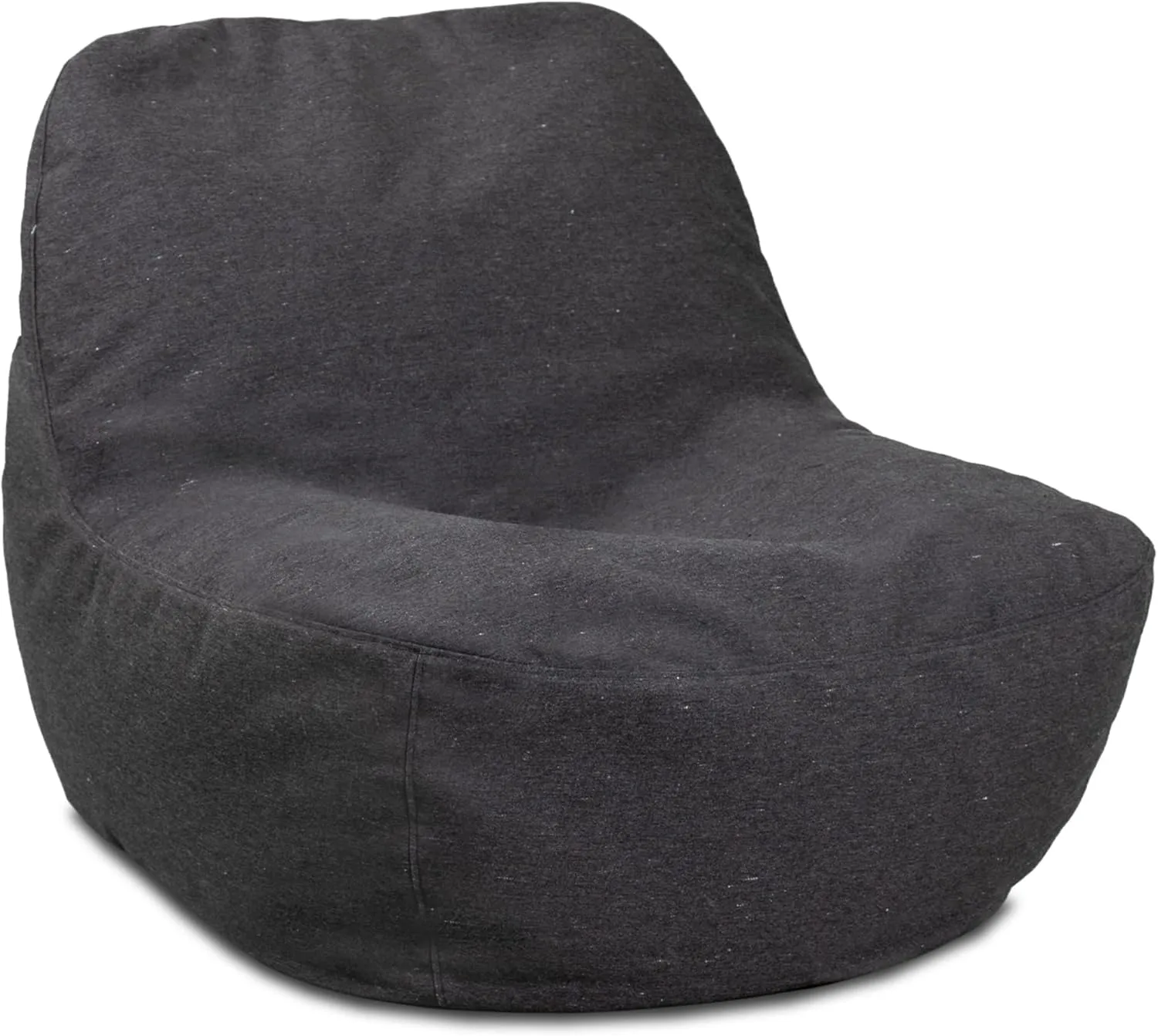 Big Joe Luft Lightweight Outdoor Patio Chair, Premium Sunbrella Fabric, ComfortFlow Bean Filling, Nightfall