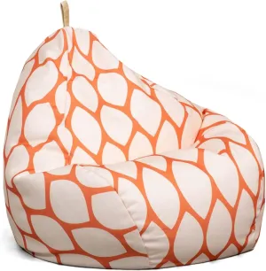 Big Joe Tuffet Weatherproof Bean Bag Chair, Paprika Bella Sunmax, Durable Weather Resistant Fabric, 2.5 feet Teardrop