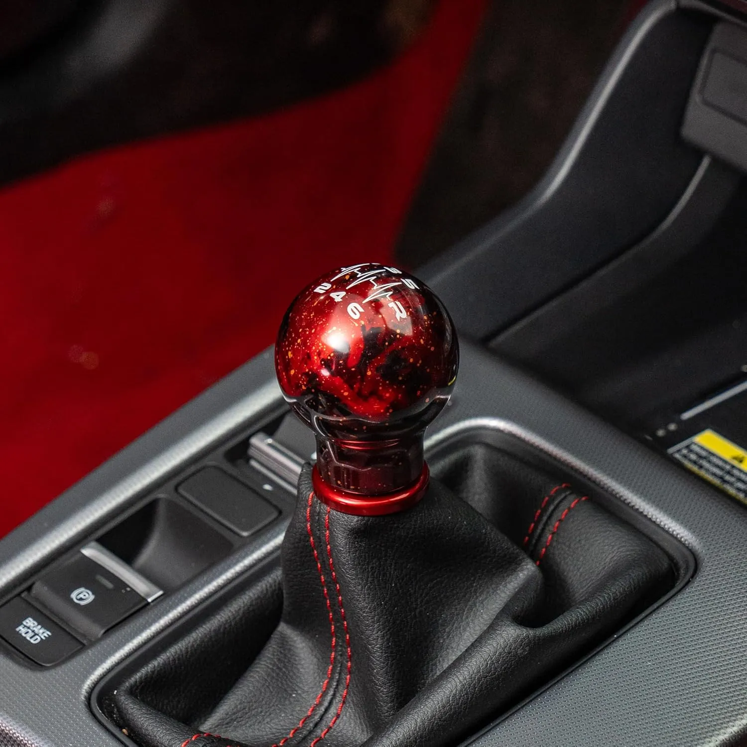 Billetworkz Cosmic Space Heartbeat Shift Knob Compatible with Subaru 6 Speed WRX: 2015-25 / STI: 2004-21
