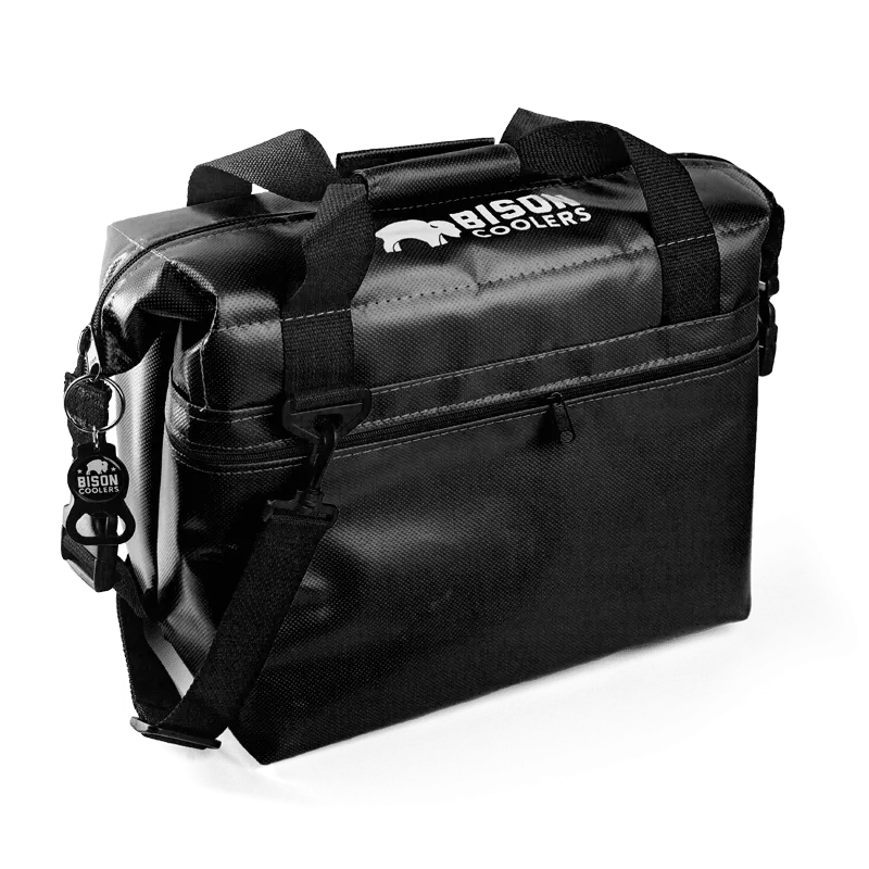 Bison Coolers 12-Can Black SoftPak Cooler Bag