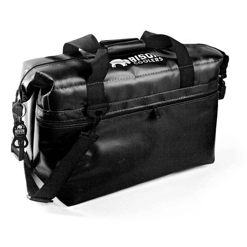 Bison Coolers 24-Can Black Softpak Cooler Bag