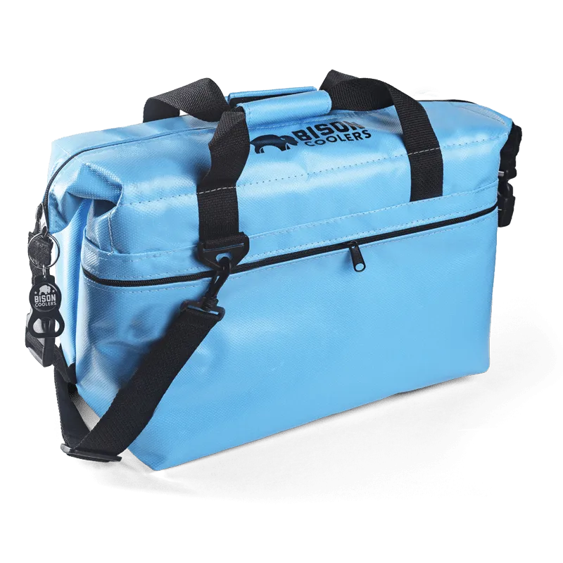 Bison Coolers 24-Can Blue SoftPak Cooler Bag