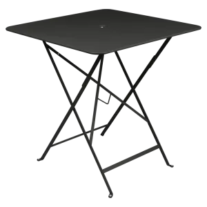 Bistro square table 71cm liquorice