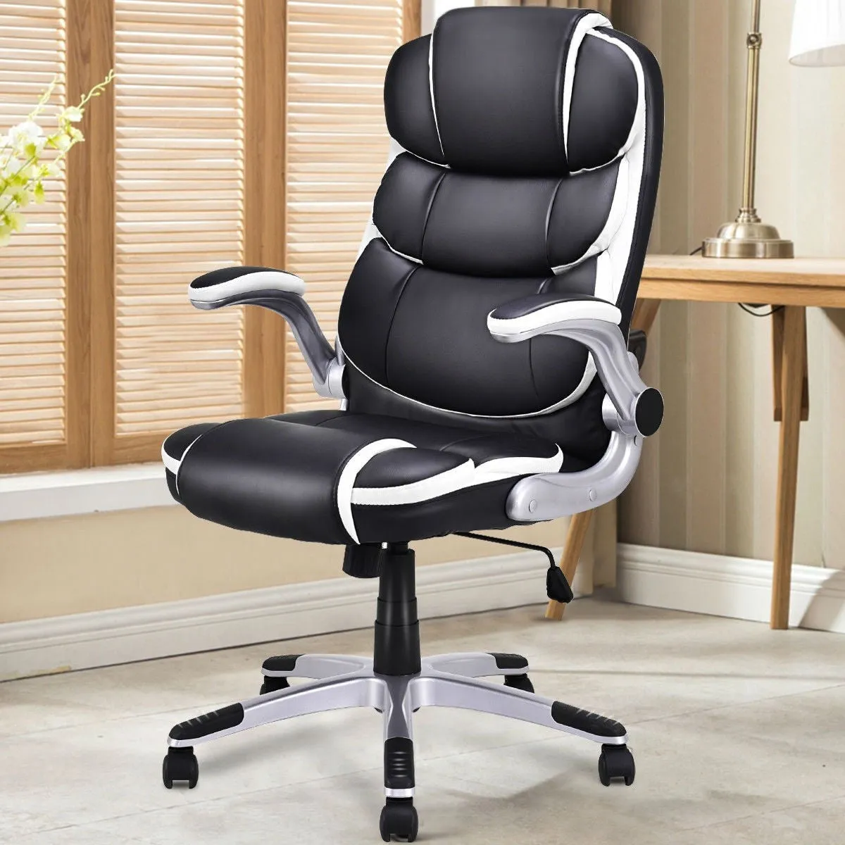 Black High Back Executive Swivel Office Chair