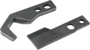 Blooy - #340406   #340468 Upper and Lower Blade Set Fits Pfaff 774,776,783,784,785,787,788, Necchi PL-1020,PL-1026 Sewing Machines Knife