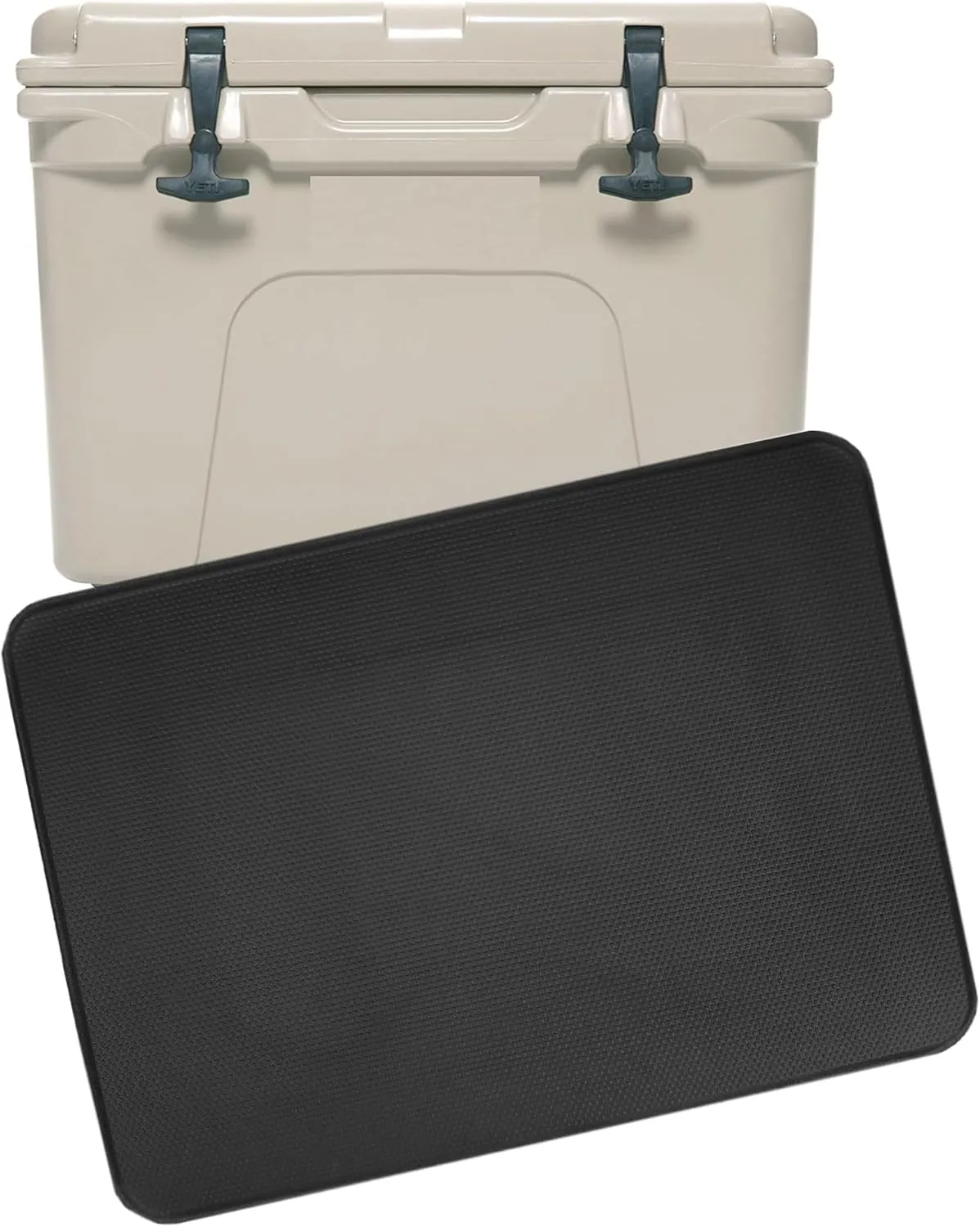 Boat Cooler Seat Cushion Soft Self-Ahesive Cooler Pad Accessory (Gray-Black)