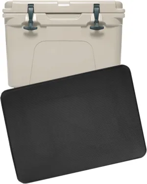 Boat Cooler Seat Cushion Soft Self-Ahesive Cooler Pad Accessory (Gray-Black)