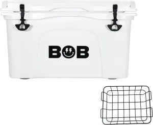 BOB THE COOLER CO 50 Qt Hard Cooler, Portable Rotomolded Travel Cooler, Leak-Proof, Great for Beach, Camping, Tailgating, Sports, & More