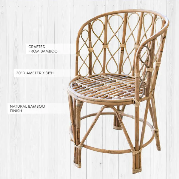 Boho Chic Bamboo Chair