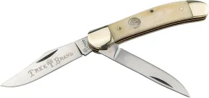 Boker Copperhead 3.75 Inch Pocket Knife, Smooth White Bone, Traditional Series 2.0, Made in Germany