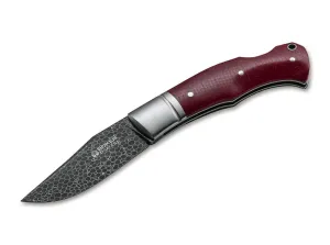 Boker Plus Boxer Damascus 2.95" Folding Pocket Knife (111025DAM)