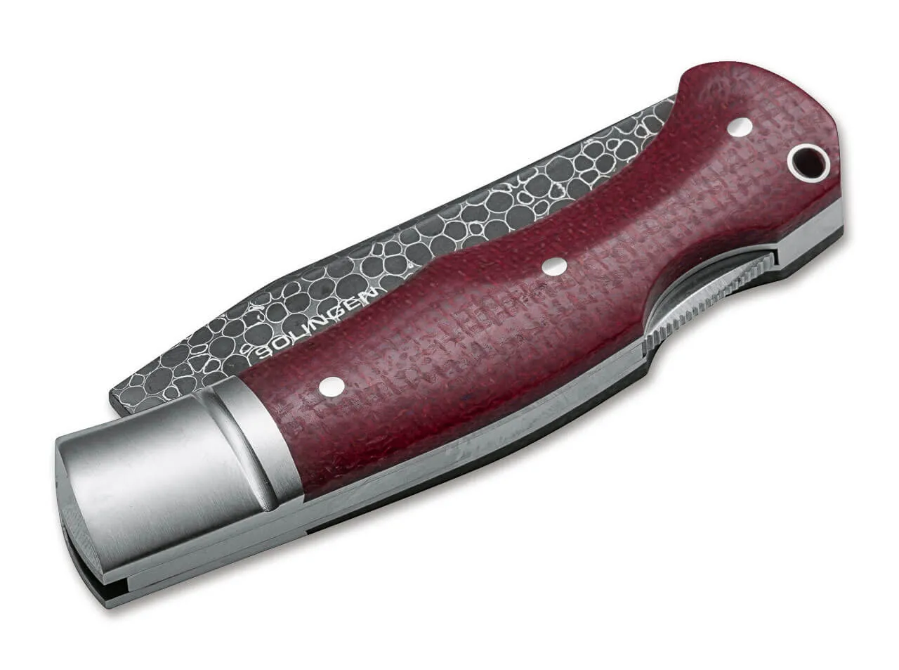 Boker Plus Boxer Damascus 2.95" Folding Pocket Knife (111025DAM)