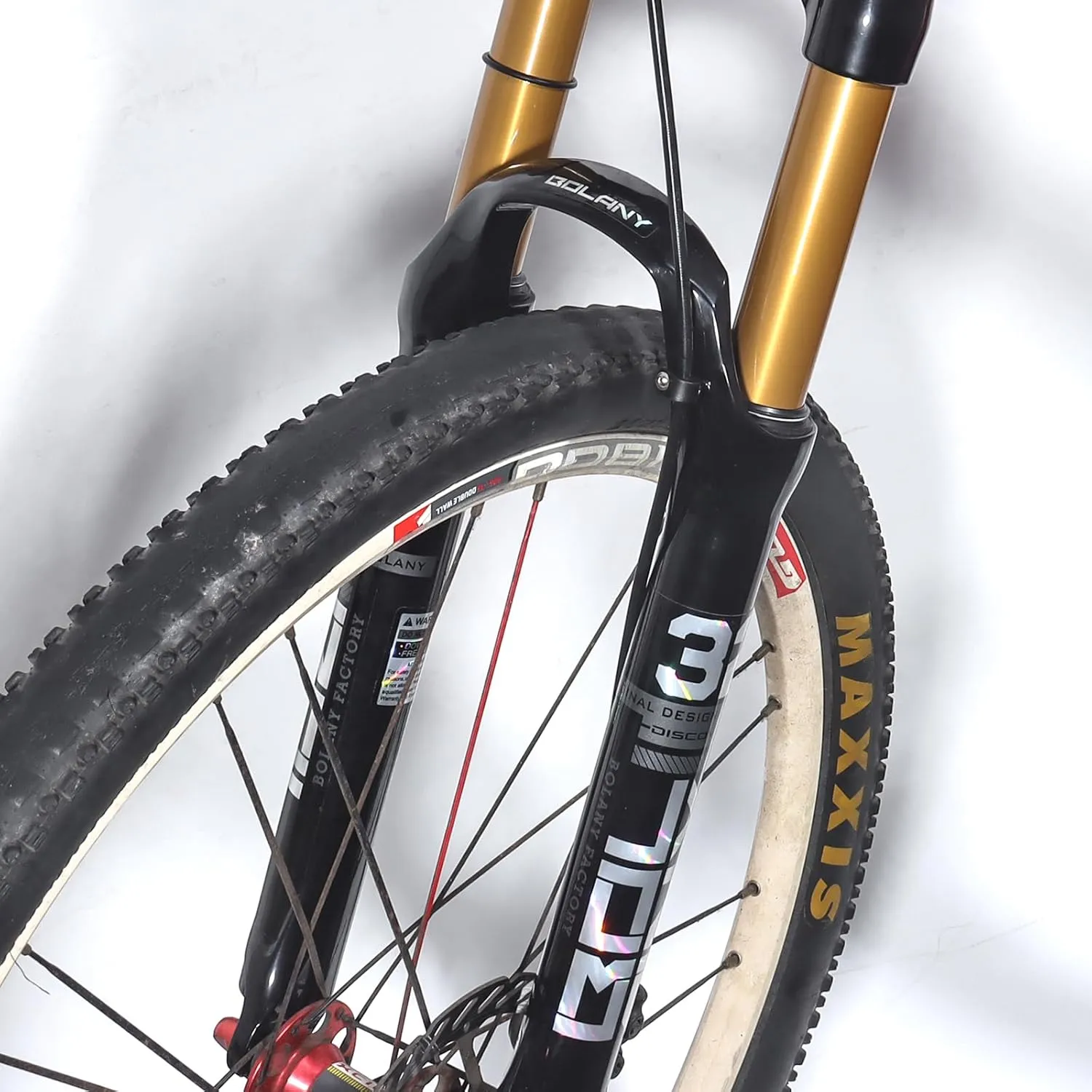 BOLANY 26/27.5/29 inch MTB Bicycle Magnesium Alloy Suspension Fork, Tapered Steerer and Straight Steerer Front Fork (Manual Lockout - Remote Lockout)