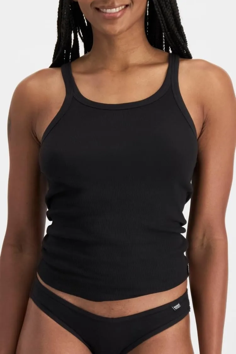 Bonds Soft Chesty Tank Top in Stretchy 100% Cotton Rib for Women, 2-Pack