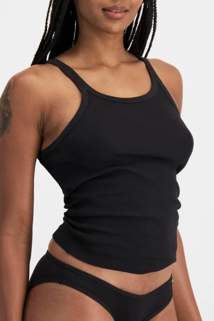 Bonds Soft Chesty Tank Top in Stretchy 100% Cotton Rib for Women, 2-Pack