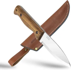 BPS Knives B1 CSH - Bushcraft Knife- Fixed Blade Outdoor Knife - Carbon Steel Camping Knife Tactical Knife - Bushcraft Camping Knife Survival - Perfect EDC Hunting Knife
