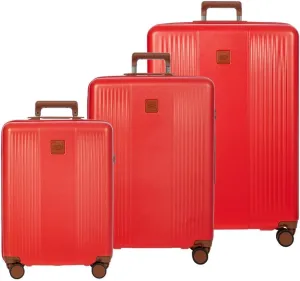 Bric's Ferrara 3 Set Trolley - Ultralight TSA Approved - Red