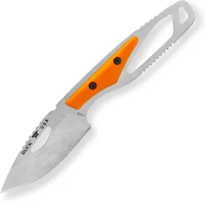 Buck Knives 630 Paklite Hide Select Fixed Blade Hunting Knife, 2 3/4" 420HC Steel Blade, Fiberglass Handle, with Sheath