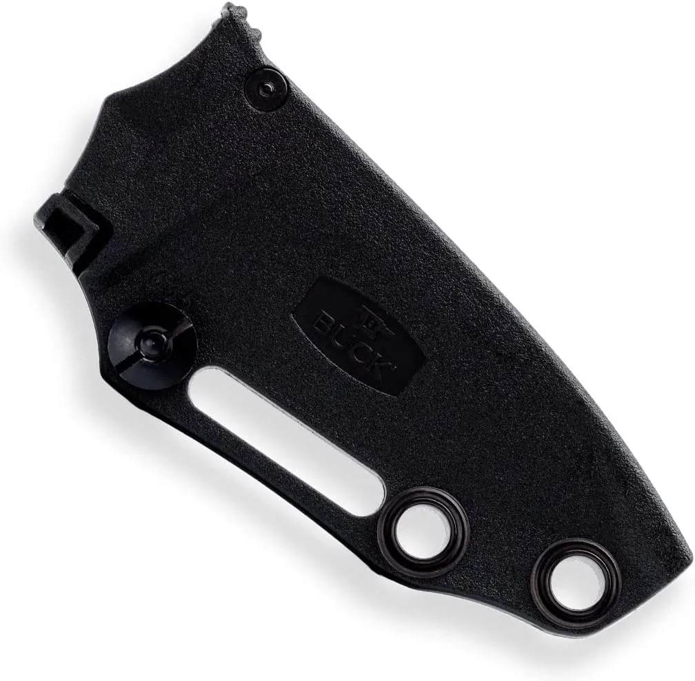 Buck Knives 635 Paklite Cape Select Fixed Blade Hunting Knife, 2 3/4" 420HC Steel Blade, Fiberglass Handle, with Sheath