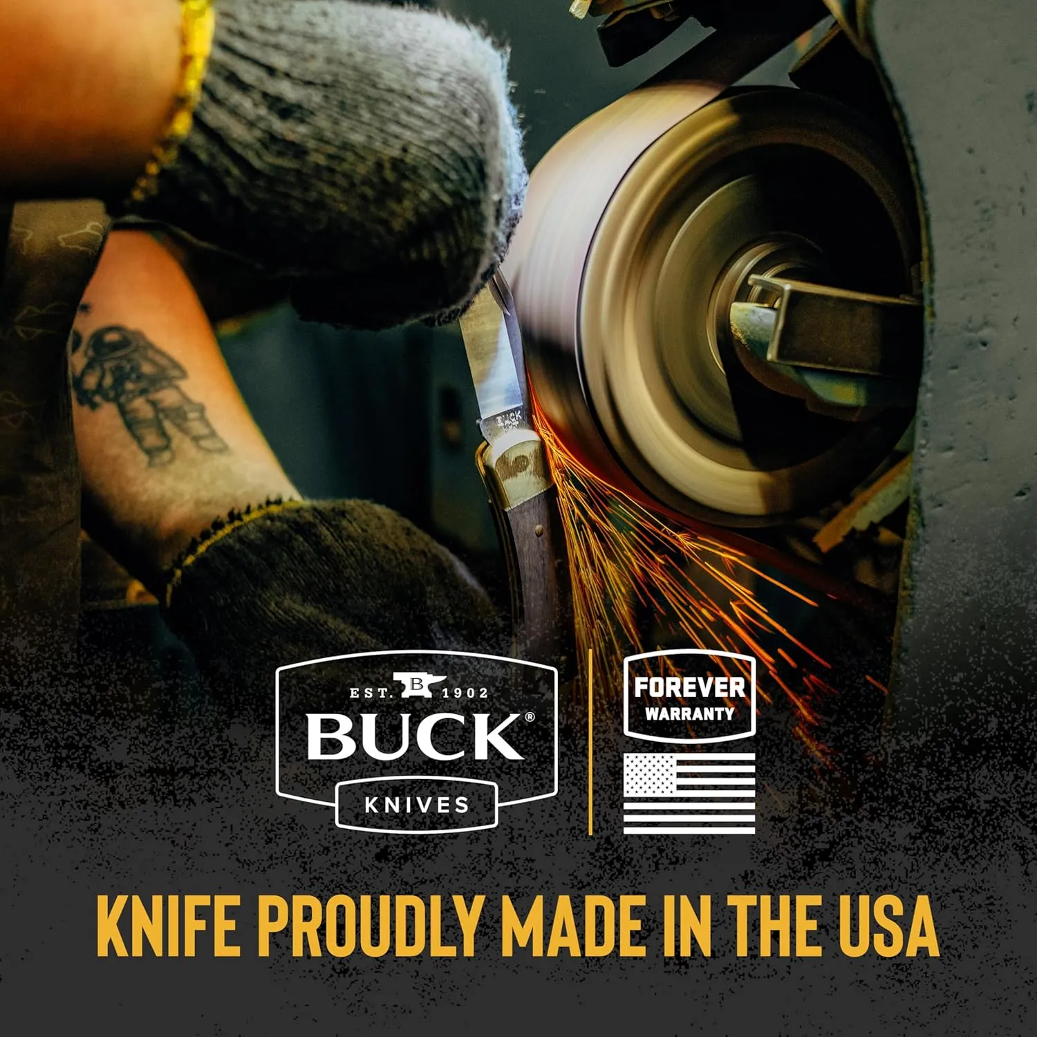 Buck Knives 726 Mini SpitFire Folding Lock Back Pocket Knife with Removable Stainless Steel Pocket Clip, 420HC Blade